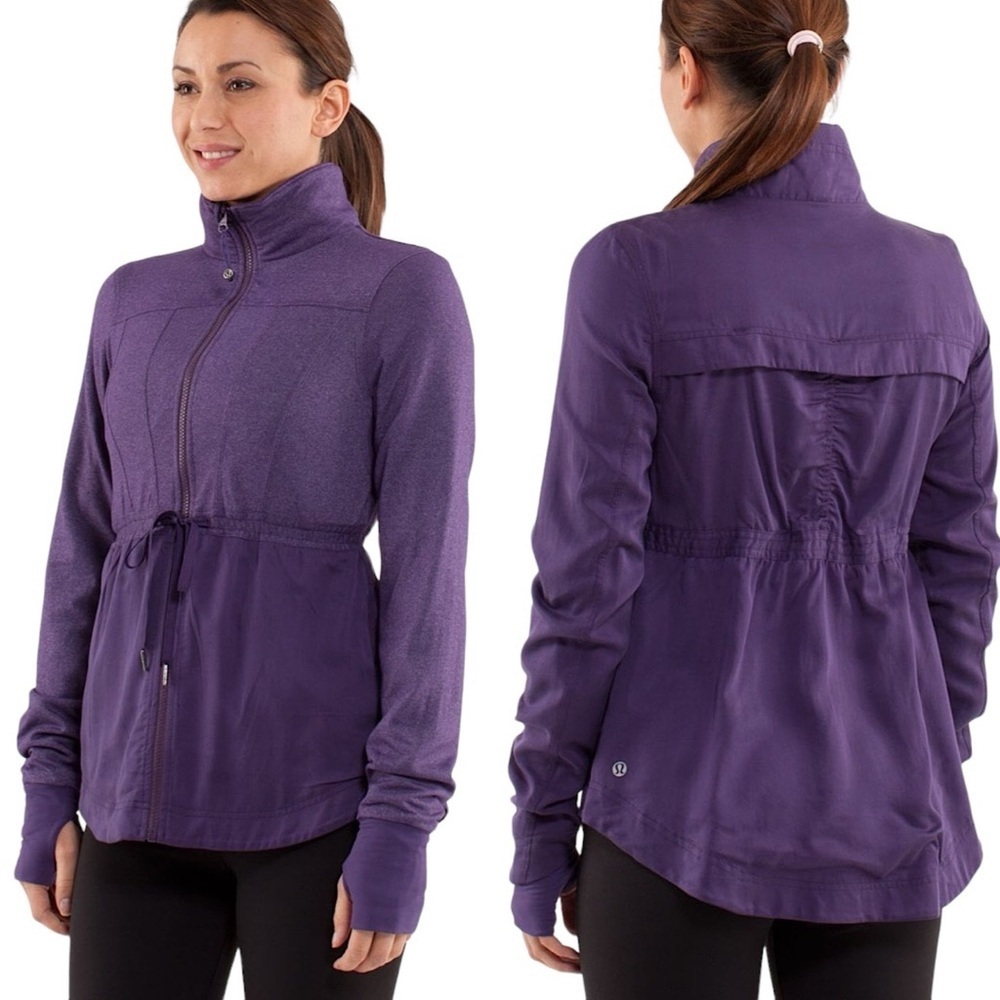 LULULEMON Inner Peace Reversible Jacket in Concord Grape - Picture 16 of 16
